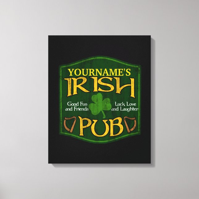 Personalized Irish Pub Sign (Front)