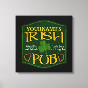 Personalized Irish Pub Sign