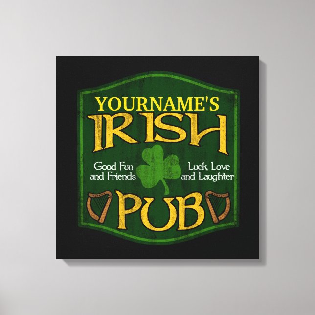 Personalized Irish Pub Sign (Front)