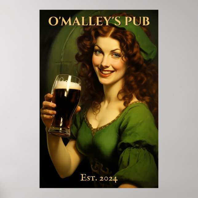 Personalized Irish Pub Sign | St. Patrick's Day (Front)