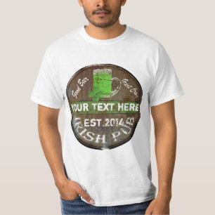 Personalized Irish pub sign T-Shirt