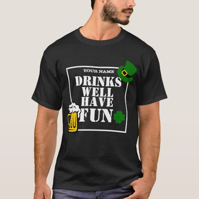 Personalized irish st. patricks day T-Shirt (Front)