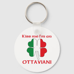 Personalized Italian Kiss Me I'm Ottaviani Keychain