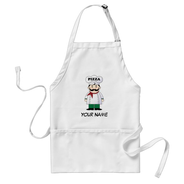 Personalized Italian Pizza Chef Cooking Gift Standard Apron (Front)