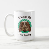 Personalized Italian Spinone Dog Dad Custom Text