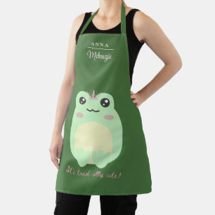 Personalized It's Toad-ally Cute Ladies' Apron