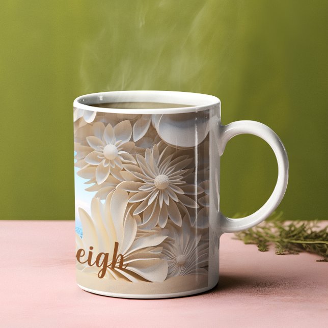 Personalized Ivory Coast 3D look Beach Coffee Mug (Creator Uploaded)