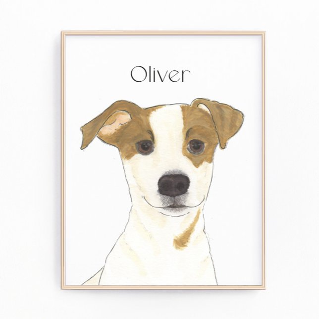 Personalized Jack Russell Terrier Art Photo Print (Creator Uploaded)
