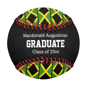 Personalized JAMAICA FLAG Graduate Baseball