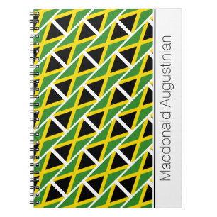 Personalized JAMAICA FLAG Notebook