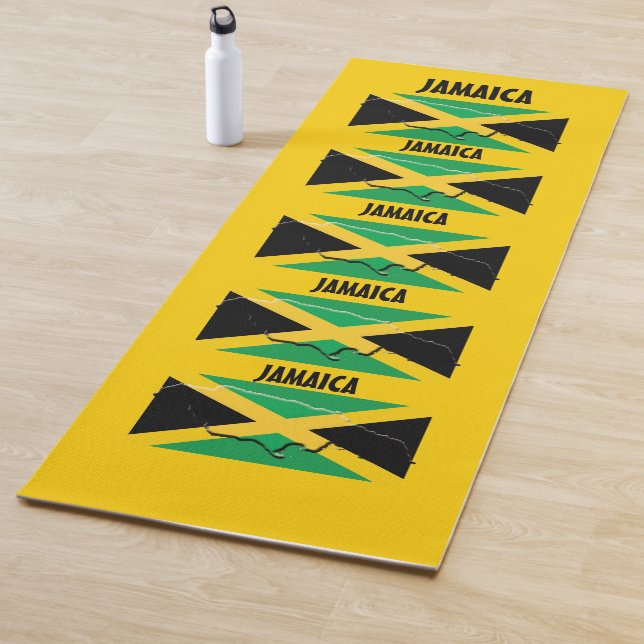 Personalized JAMAICA FLAG Yoga Mat (In Situ)