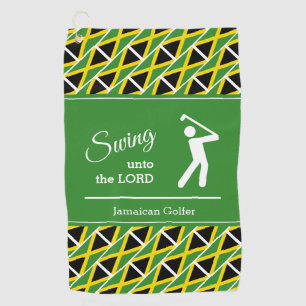 Personalized JAMAICA  Golf Towel