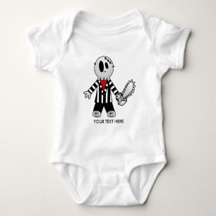 Personalized Jason with Chainsaw Baby Bodysuit