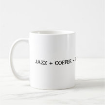 Personalized Jazz Coffee Beach Sunset You mug