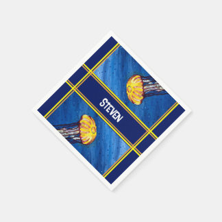 Personalized Jellyfish Napkin