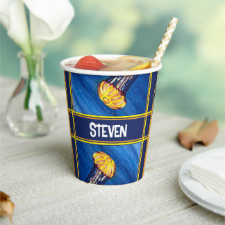 Personalized Jellyfish Paper Cups