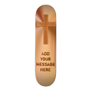 Personalized Jesus Skateboard Decks YOUR MESSAGE