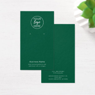 Personalized Jewellery Branding Display Card