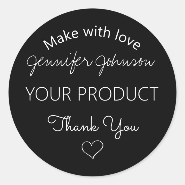 Personalized Jewellery Design Classic Round Sticke Classic Round Sticker (Front)