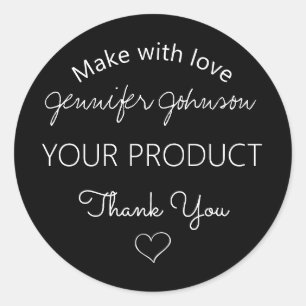 Personalized Jewellery Design Classic Round Sticke Sticker