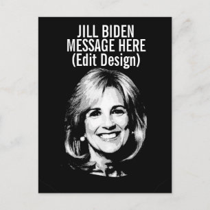 Personalized JILL BIDEN Postcard