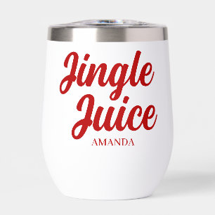 Personalized Jingle Juice Funny Wine Christmas