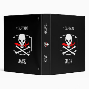 Personalized Jolly Roger (Cutlass) Binder