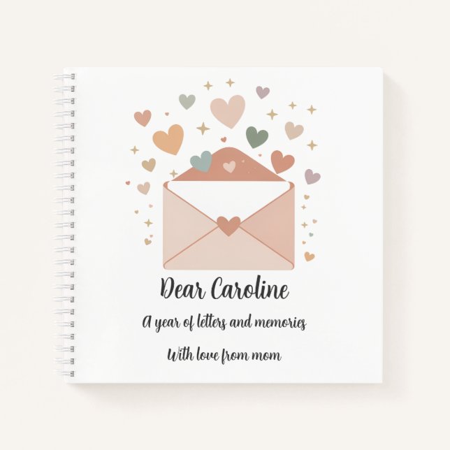Personalized Journal – Letters and Memories (Front)