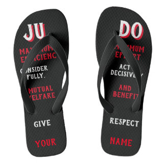Personalized Judo Flip Flops