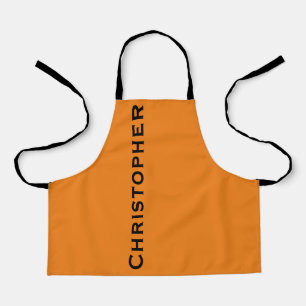 Personalized Jumbo Bold Name Choose Your Color Apron
