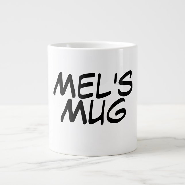 Personalized Jumbo Coffee Mug (Front)