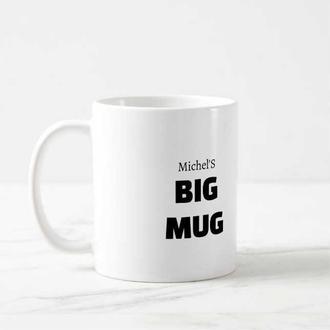 Personalized Jumbo Mug | Custom Name Coffee Cup Gi (Left)