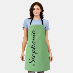 Personalized Jumbo Script Name Choose Your Colour Apron