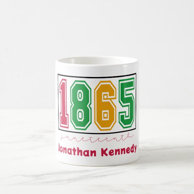 Personalized Juneteenth - Black History  Coffee Mug (Center)