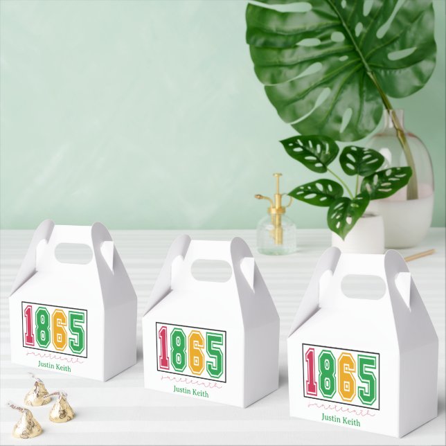 Personalized Juneteenth - Black History  Favor Box (Multiple)