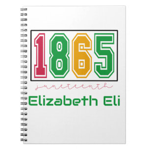 Personalized Juneteenth - Black History Notebook