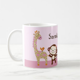 Personalized "Jungle Jill/Girl Animals" Mug