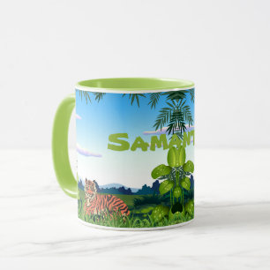 Personalized Jungle Tiger Mug