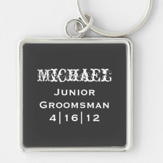 Personalized Junior Groomsman Keychain