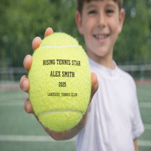 Personalized Junior Tennis Ball Rising Tennis Star