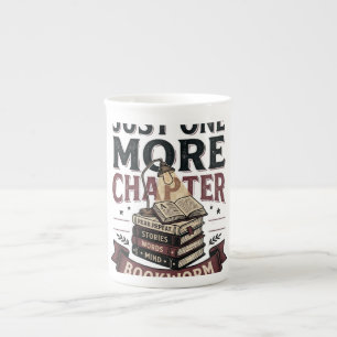 Personalized Just One More Chapter Est 1985 Bookwo Bone China Mug