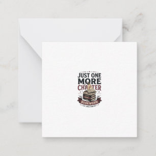 Personalized Just One More Chapter Est 1985 Bookwo Card