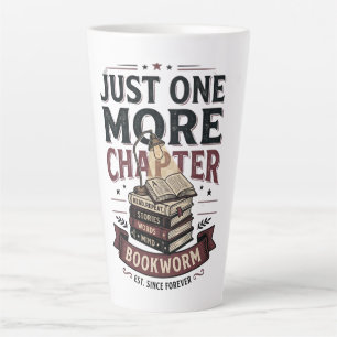 Personalized Just One More Chapter Est 1985 Bookwo Latte Mug