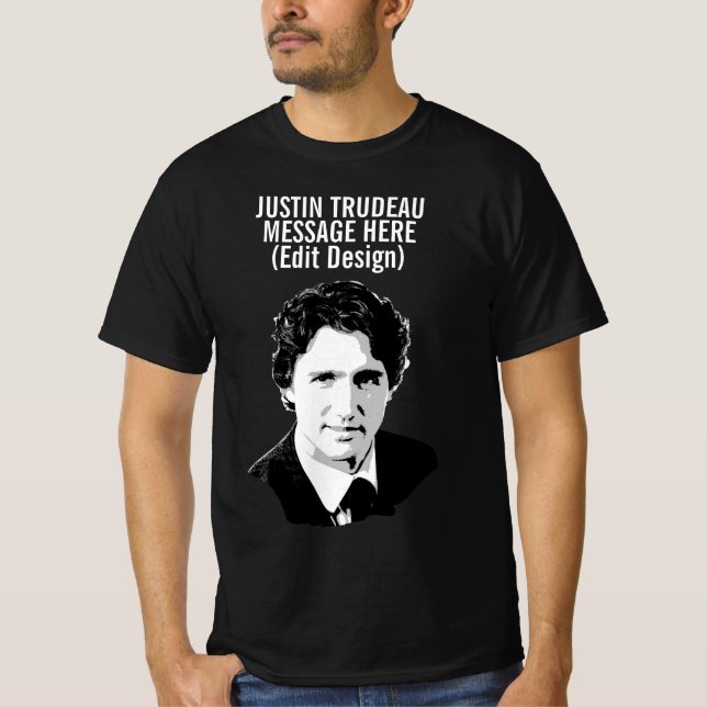 PERSONALIZED JUSTIN TRUDEAU T-Shirt (Front)