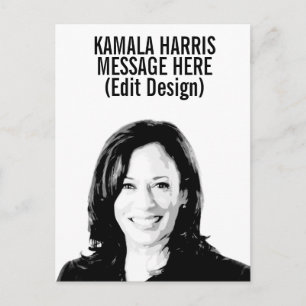 Personalized Kamala Harris Postcard