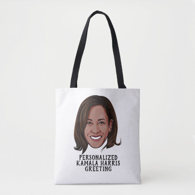 Personalized Kamala Harris Tote Bag (Front)