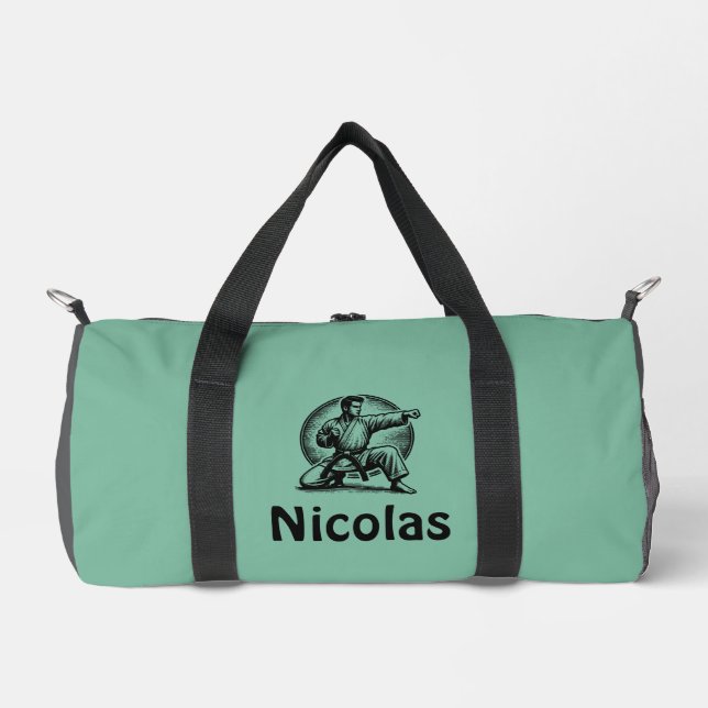 Personalized Karate Duffle Bag (Front)