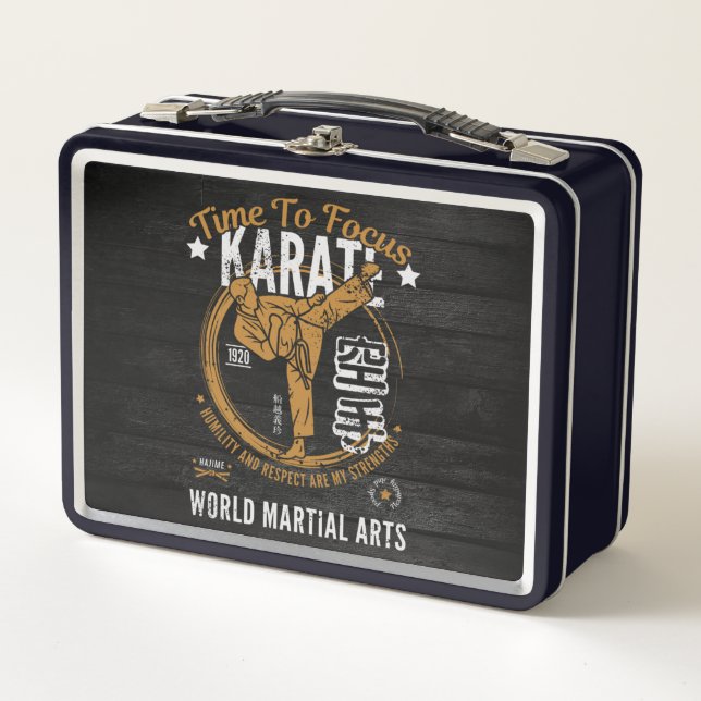 Personalized Karate Lunchbox (Front)