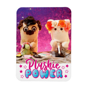 Personalized Kawaii Cute Plushie Power Photo Magnet