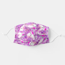 Personalized Kawaii Figure Skating Pink Face Mask